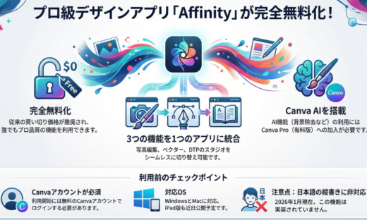 プロ級デザインアプリ Affinityが無料化