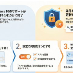 Windows10をあと1年使う準備