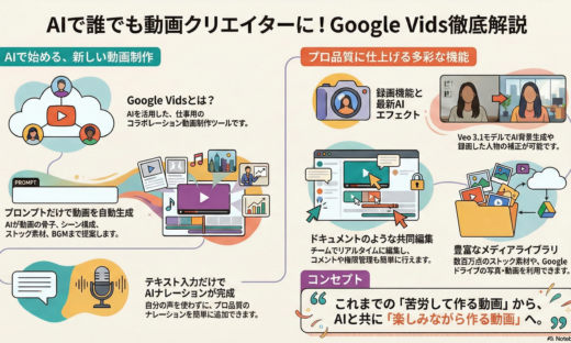 Google Vidsの使い方をマスターしよう