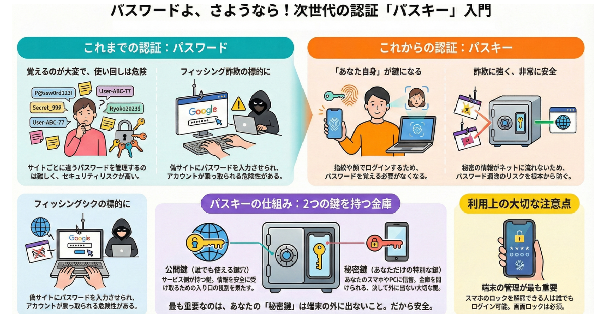 パスキーの仕組み