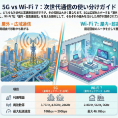 5GとWi-Fi7の違い