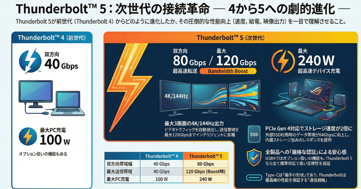 Thunderbolt5とは