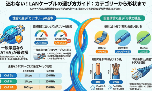 LANケーブル選び方