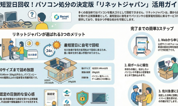 パソコンを処分する方法