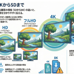SD・HD・フルHDとは何ですか