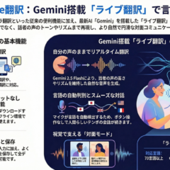 Gemini搭載「ライブ翻訳」提供開始