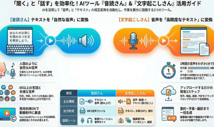 聞くことと話すことをデジタルに変換