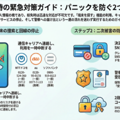 スマホ紛失時の対処法