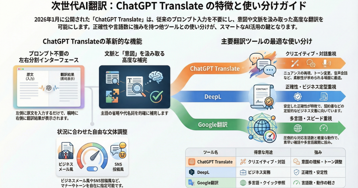 ChatGPTのTranslateとは