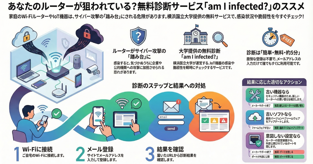 ウィルスに感染していないか調べる方法