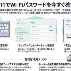 無線LANのパスワードを確認する方法